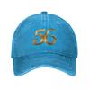 Golden Number Fifty Six Baseball Cap Kids Hat Winter hat Dropshipping Big Size Hat Womens Beach Unisexs
