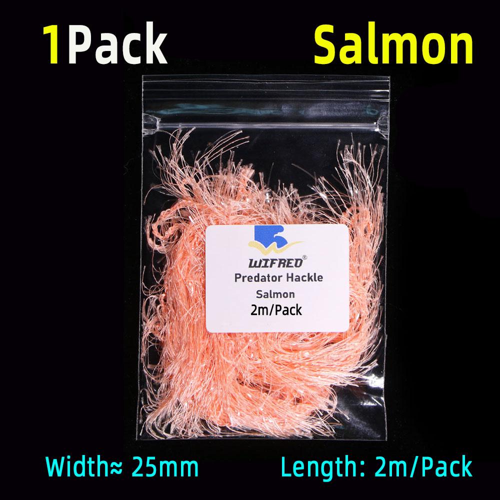 2M/Pack Predator Hackle односторонний синель Predator Hackle материал для вязания мушек для стримеров форель щука маскинги хищники рыболовные приманки
