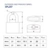 Mok 27 Years Experience in Manufacturing Smart Fingerprint Locks Heavy Box Padlocks
