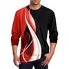 Men's T Shirt O-Neck Clothing Apparel Outdoor Long Sleeve Print Fashion Designer Vintage