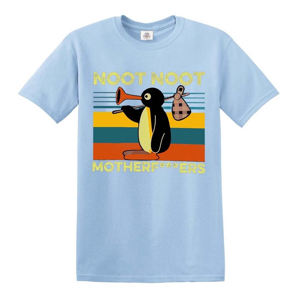Pingu Noot Noot TShirt Unisexs Funny Motherfckers Offensive Rude Funny Top Tee