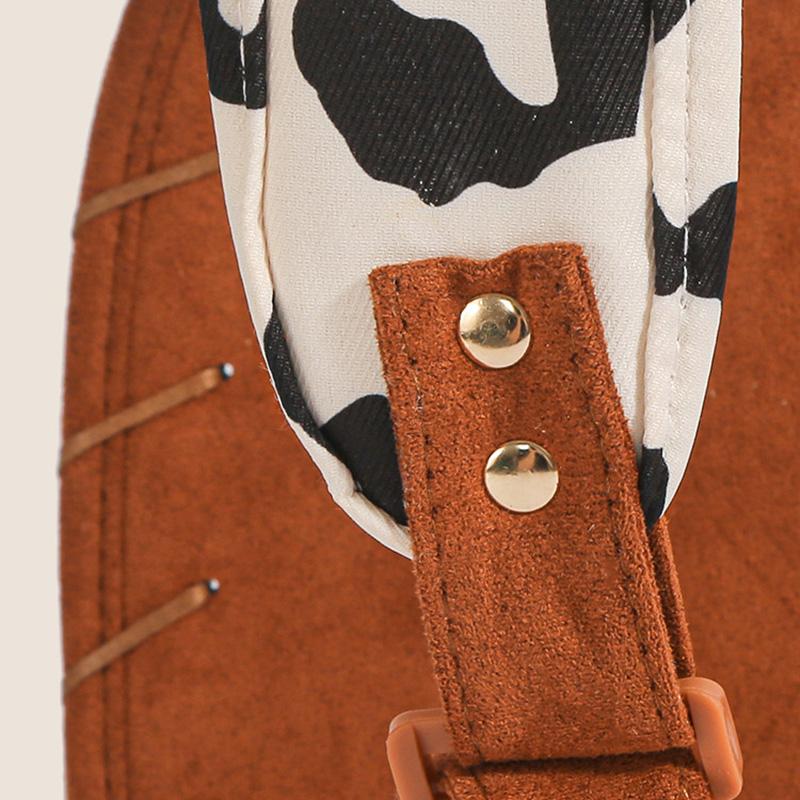 Story Woody Cowgirl Hat Shaped Backpack New Trendy Denim Style Mini Backpack for Women Girls Cute Bag Gift Idea
