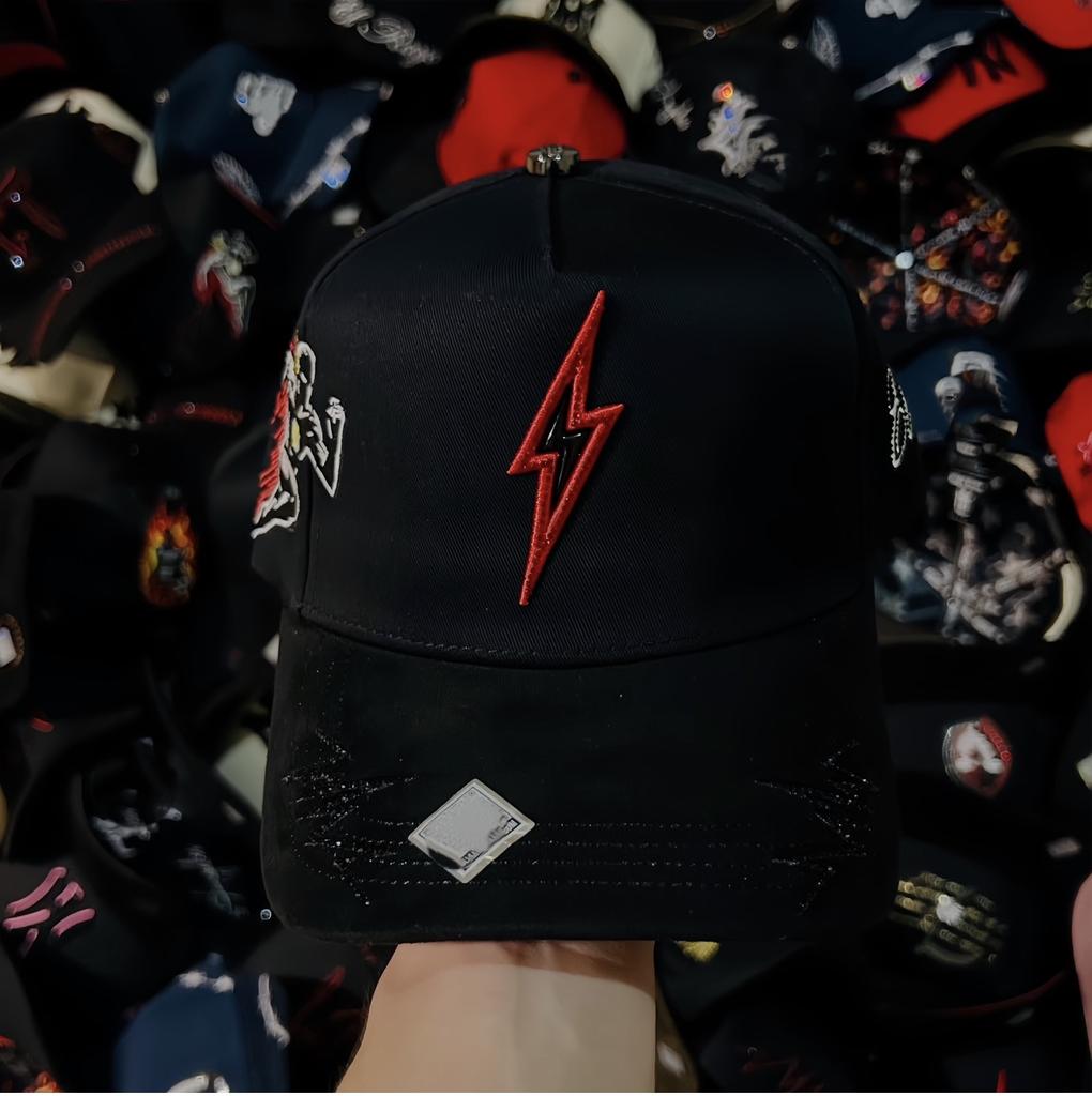 High Quality 5-Panel Curved Brim Baseball Cap with Rhinestone Embellishments Terry Fabric Dobby Style-Sporty Unisex Adult Hat