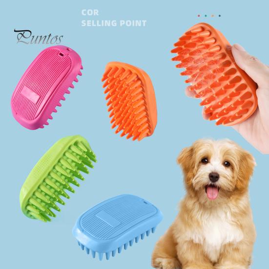 Щетка для ванны для домашних животных, успокаивающая массажная щетка для кошек, эффективная щетка для удаления шерсти собак, инструмент для ухода за животными, товары для домашних животных