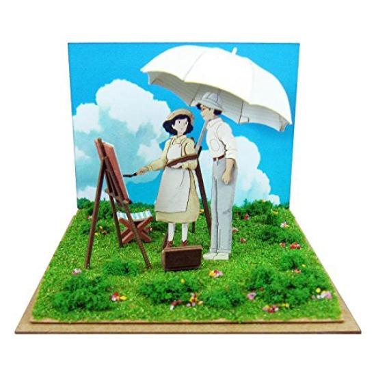 Sankei Studio Ghibli мини Ветер крепчает На холме, где дует ветер Бумажная модель - - Без масштаба MP07-67