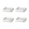 4Pcs Anti Slip Washing Machine Foot Pad Furniture Feet Mat  Washing Machine Refrigerator