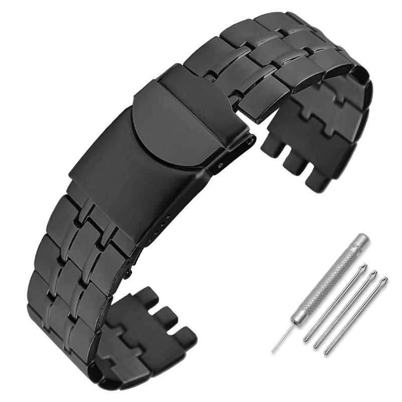 17мм 19мм 20мм 21мм Металлический Ремешок для Swatch YCS YVS YCS Ремешок для Часов YCS443G YGS749 471 495 Мужчины Женщины Нержавеющая Сталь Цепочка Браслет