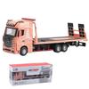 1/24 Scale  Large Benz 1851 Flatbed Trailer Alloy Model Car Diecast Vehicle Collection Simulation Sound and Light Toys Gifts For Kids