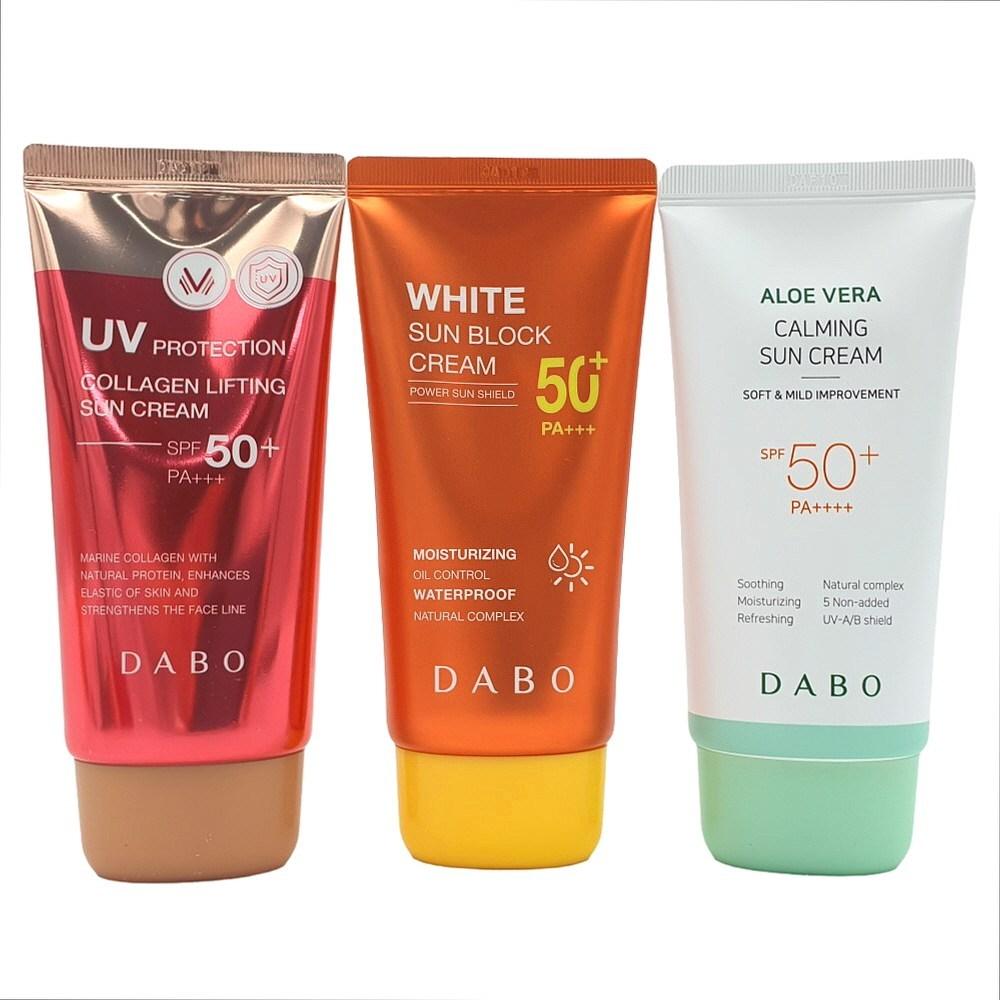 DABO Солнцезащитный крем с коллагеном и эластином 70 мл 3 шт.