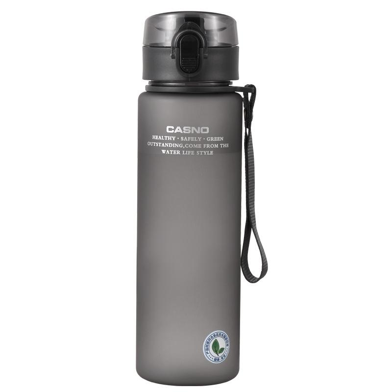 Casino Student Portable Sports Water Bottle with Bullet Cover – Frosted, Large Capacity, Outdoor & Direct Drinking Design.