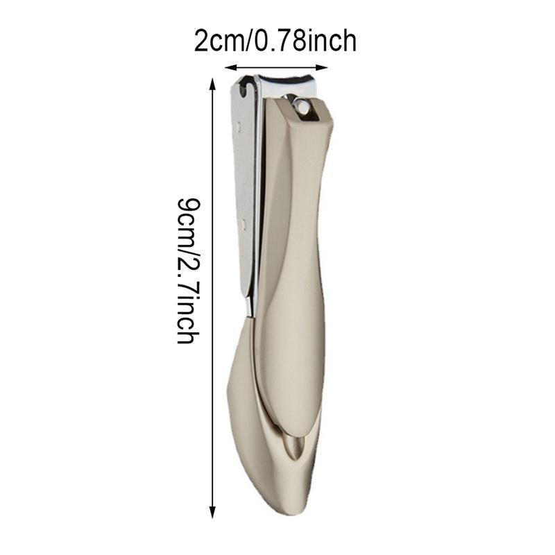 With Antisplash Clippers Nail Professional Storage Boxsharp Stainless Steel Fingernailtoenail Cutterportable Pedicure Manicure Tool