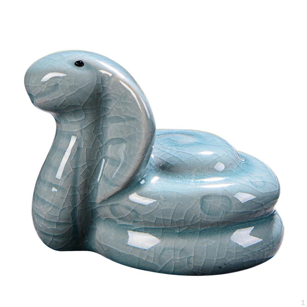 Керамическая коллекция чайных фигурок для домашнего декора