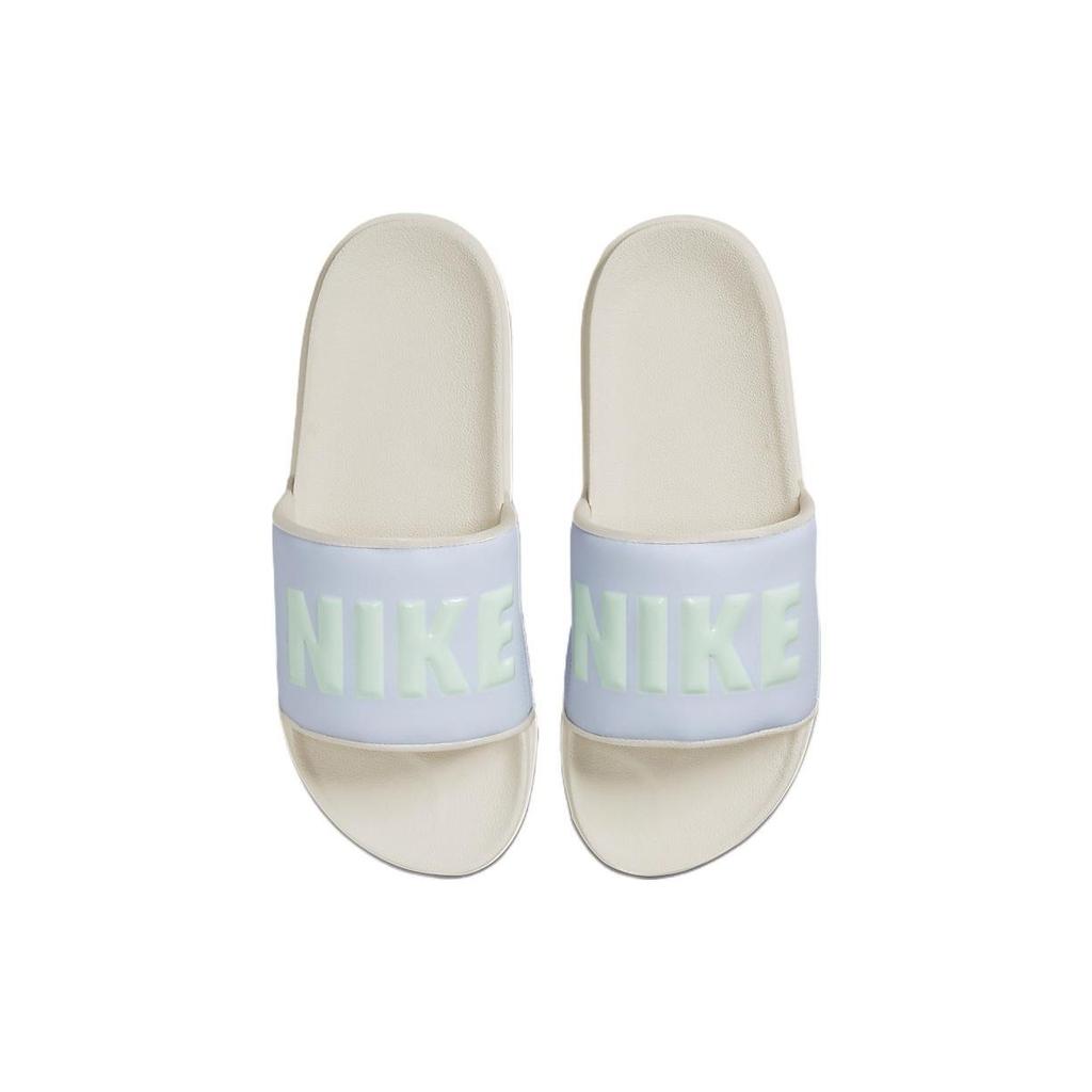 Nike Offcourt Slide Phantom Barely Green Women Sneakers Blue Football-Grey Light-Soft-Pink BQ4632-012
