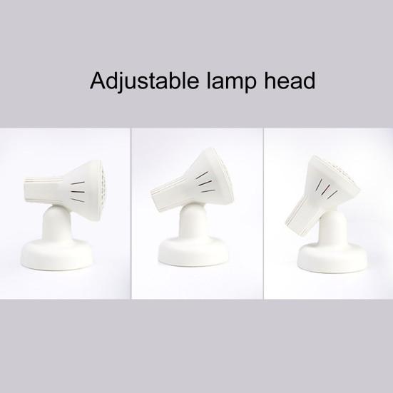 Терапевтическая лампа с вилкой европейского стандарта, инфракрасная настольная лампа для фототерапии, красный терапевтический светильник с регулируемым углом, устройство для дома