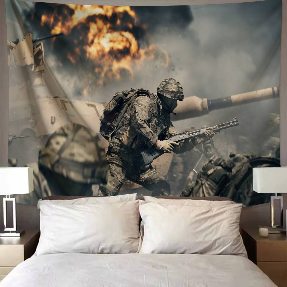 New FPS Gaming Battlefield 6 Cool Tapestry Background Hanging Cloth Bedroom Tapestry Room Decor Aesthetic Tapestry Wall Hanging