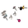 8mm leather rivets metal copper double cap rivets screw  for fabric