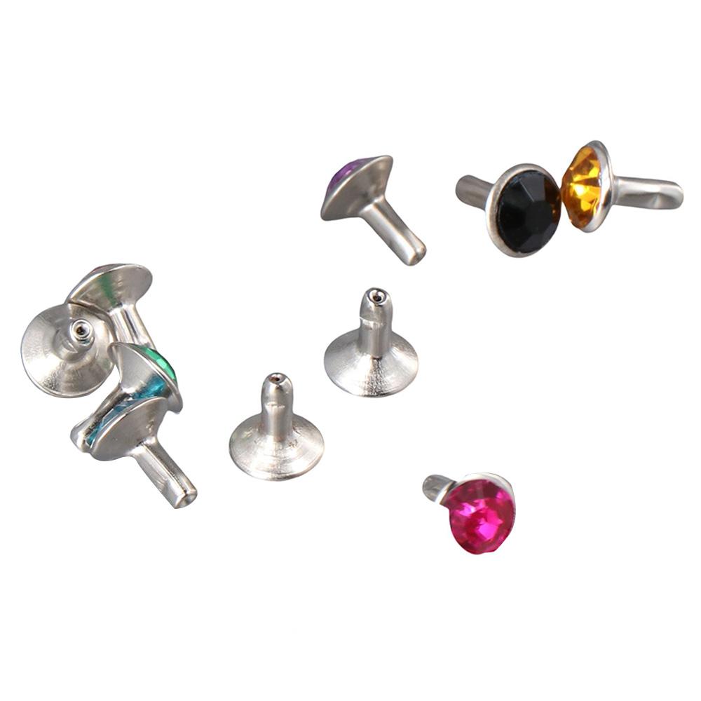 8mm leather rivets metal copper double cap rivets screw for fabric