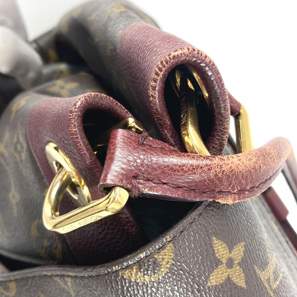 Louis Vuitton M40579 Сумка-тоут Monogram Oramp Сумка через плечо с клапаном Коричневый/фиолетовый