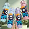 1PC Color Game Controller Camera 750ml Color Plastic Sports Water Bottle Leakproof Flip Straw Lid Suitable for Sports Office Home Use