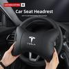 AMM1 Кожаное Сиденье Автомобиля Подголовник Подушка для Шеи Подушка для Сиденья Аксессуары для Tesla Model 3 Model S Model X Model Y Cybertruck Roadster