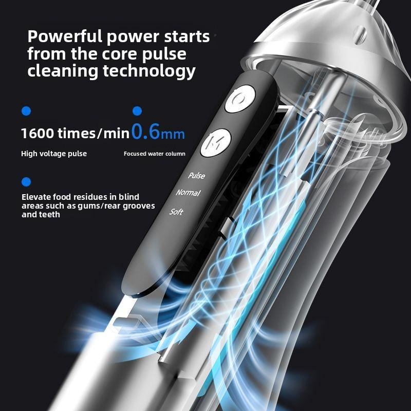 New Electric Dental Flusher Portable Dental Wash Smart Oral Dental Cleaner Pulse Water Dental Floss