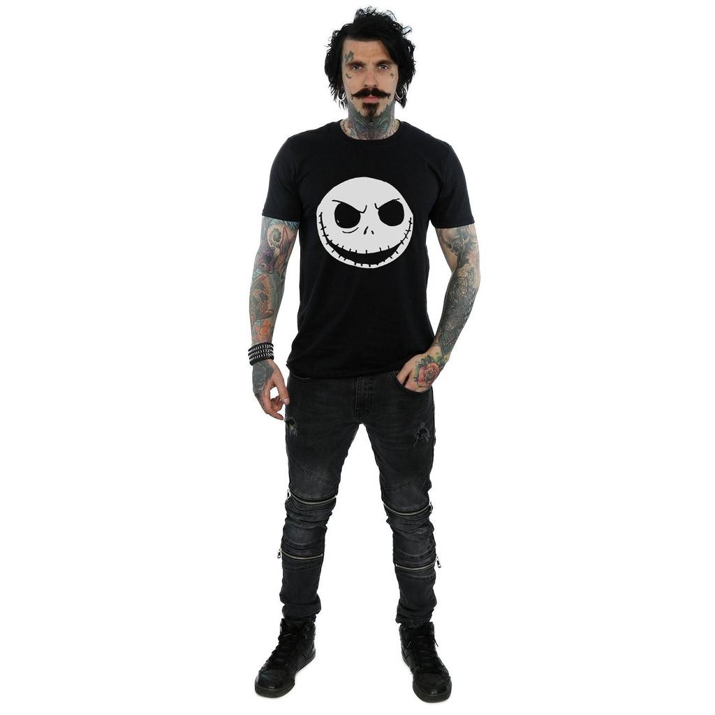 Nightmare Before Christmas Mens Jack Skellington Cotton T-Shirt