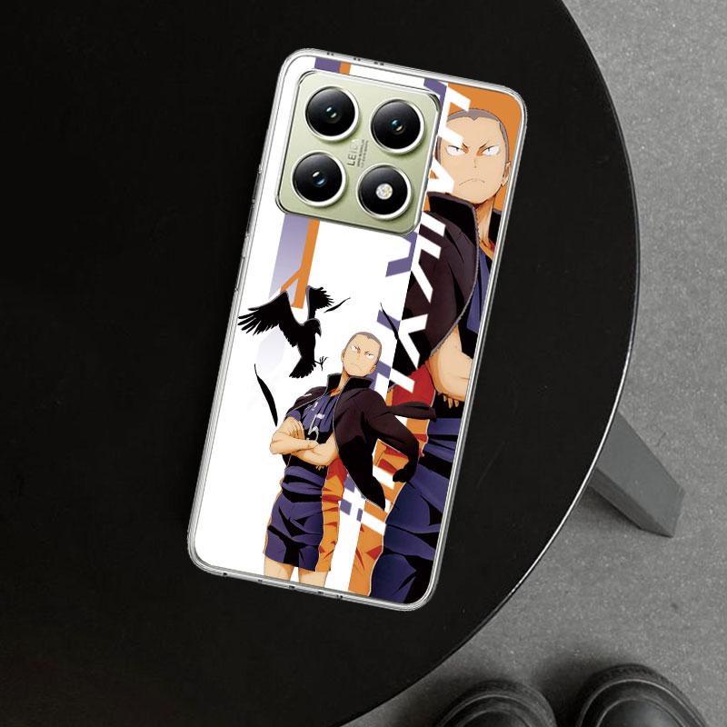 Чехол для телефона Anime Haikyuu Школьный волейбол для Xiaomi Redmi Note 15 14 13 12 11 Pro Plus 14S 12S 11S 11T 11E 10S 10 На заказ