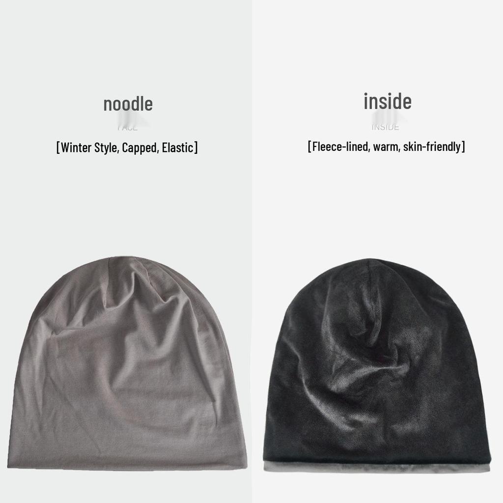 Versatile Cotton Beanie: Thin, Cuffed, Plain Style for Men & Women