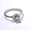 Sunflower 925 Sterling Silver  Ring,  Women Handamde Ring Jewelry