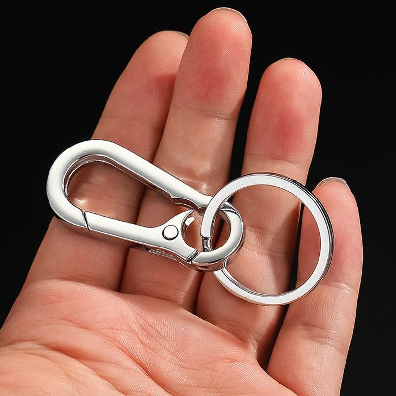 2/5Pcs Gourd Buckle Keychains Climbing Hook Car Strong Carabiner Shape Keychain Accessories Key Chain Ring