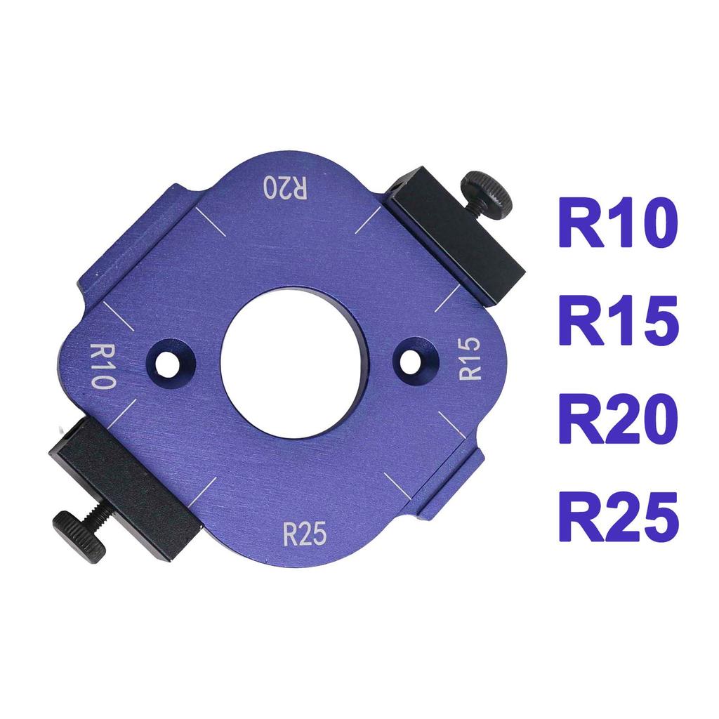 Алюминиевый радиусный шаблон для закругления углов Шаблон для закругления углов Инструмент для обрезки углов Алюминиевый радиусный шаблон для углов Вспомогательный инструмент для резки углов