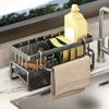 1pc Kitchen Sink Storage Rack, Toilet Storage Rack, Kitchen Faucet Sponge Holder, Storage Rack Sink Organizer, Drain Rack For Sponge, MIT