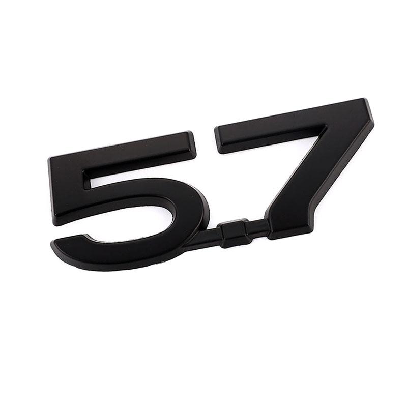 Car Sticker Emblem Badge Trunk Decals 5.7 LITER HEMI Logo Front Hood Grille for Jeep Dodge Ram 1500 2500 3500 Challenger Charger