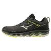 Wave Mujin 7 Non-Slip Wear-Resistant Breathable Low-Top Running Shoes Men Sneaker Black Yellow J1GJ207039