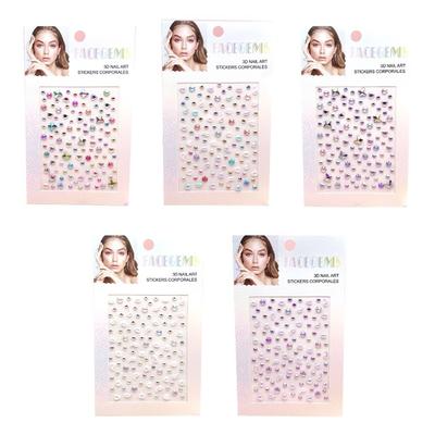 Сделано на вечеринке Фестиваль украшения для лица наклейки смешанный набор, 5 шт.