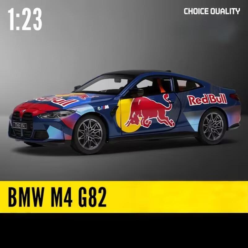 1:24 BMW M4 GT3 Alloy Sports Car Model Diecasts Metal Racing Car Vehicles Model Simulation Sound Light Collection Kids Toys Gift
