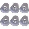 6PCS Simple Lamp Shades Modern Cloth Art Lampshade for E14 Screw Chandelier Wall Lamp