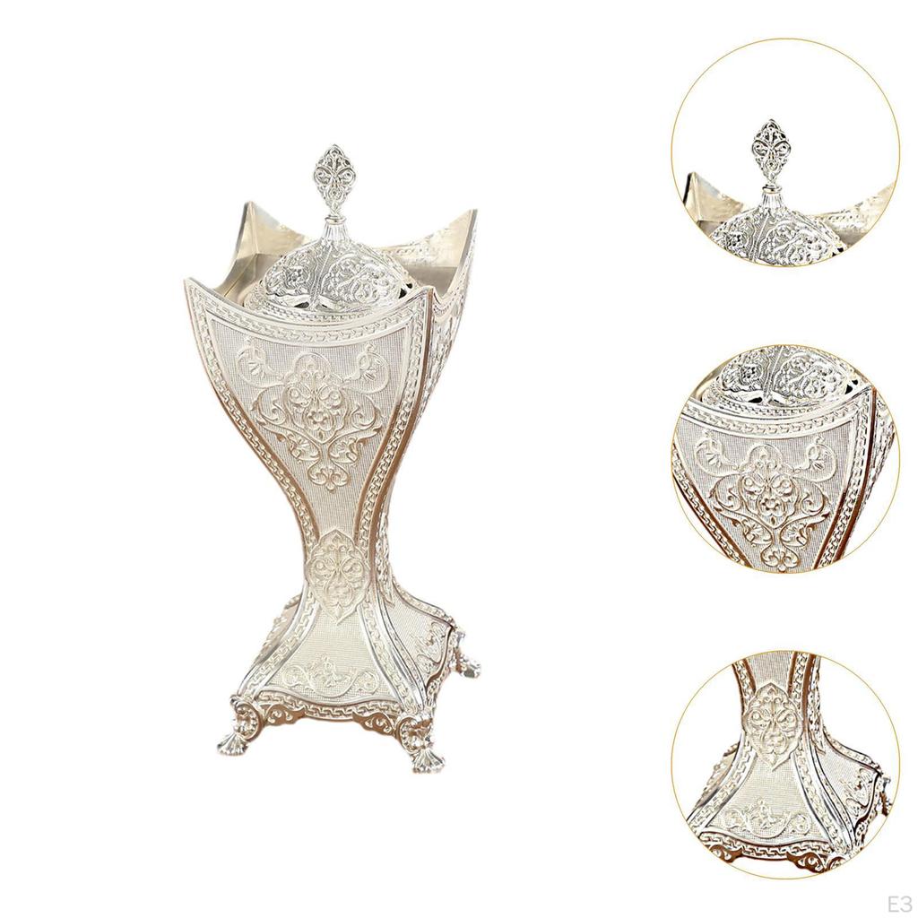 CHERENCE Office Decoration 11x11x29cm Portable European Floral Patterns.