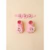 Baby Flower Headbands and Socks 2pcs Set Newborn Lace Headband Cute Pograpjy Props