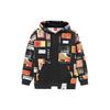 Li Ning Sports Basketball Series Fun All Over Print Loose Hoodie Мужские толстовки с капюшоном Multicolor AWDRA41-1