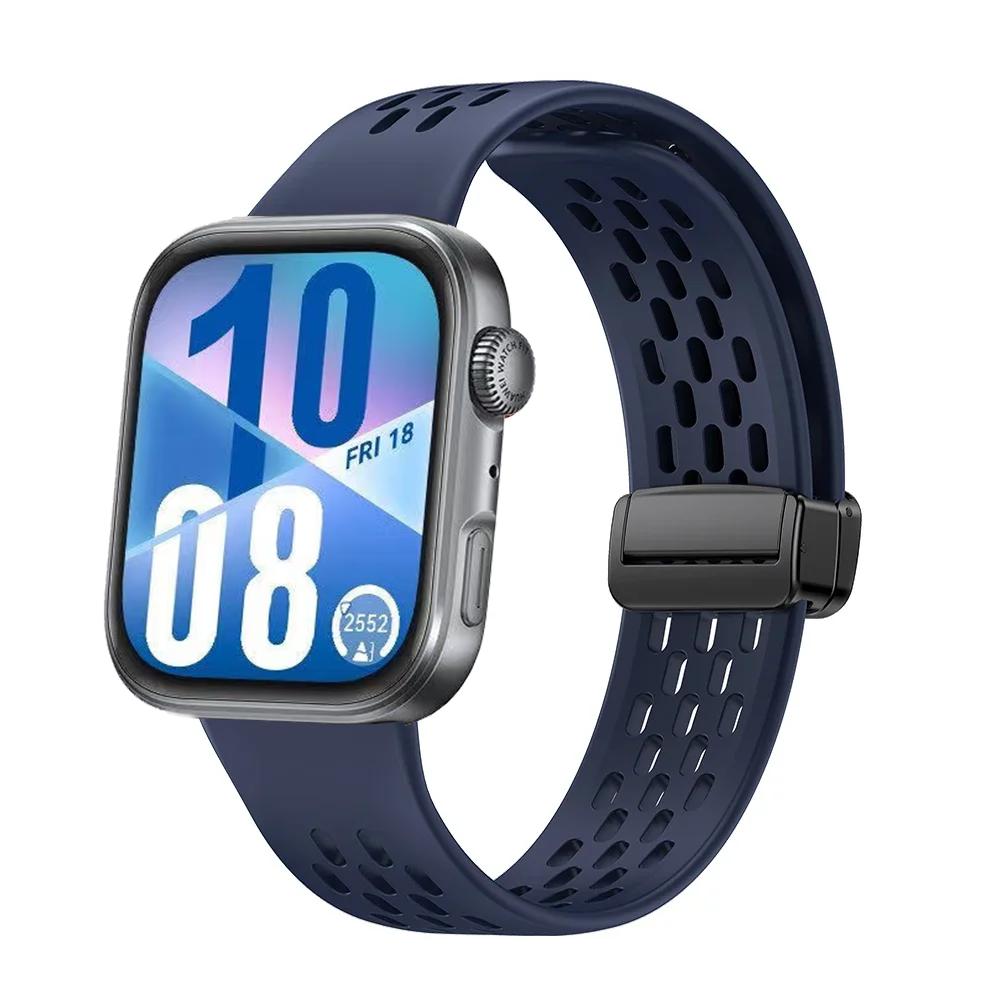 Magnetic Silicone Strap for Huawei Watch Fit 4 Fit 3 Sport Bracelet Wristband for Huawei Watch Fit 4 Pro Correa Belt Accessories