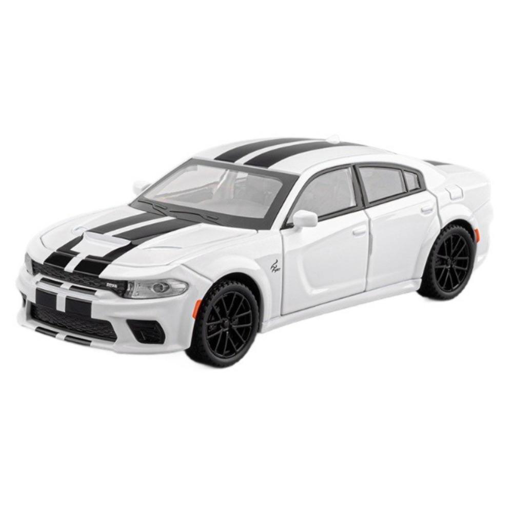 1/32 DODGE Charger SRT Hellcat Alloy Sports Car Model Diecast Toy Muscle Vehicles Car Model Simulation Sound and Light Kids Gift