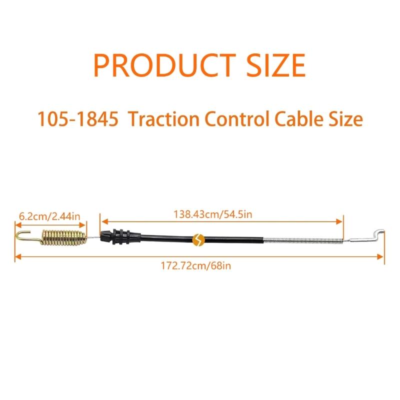 Легко устанавливаемый приводной трос, подходит для газонокосилок с передним приводом 22 дюйма, модели 20001 20016 20065