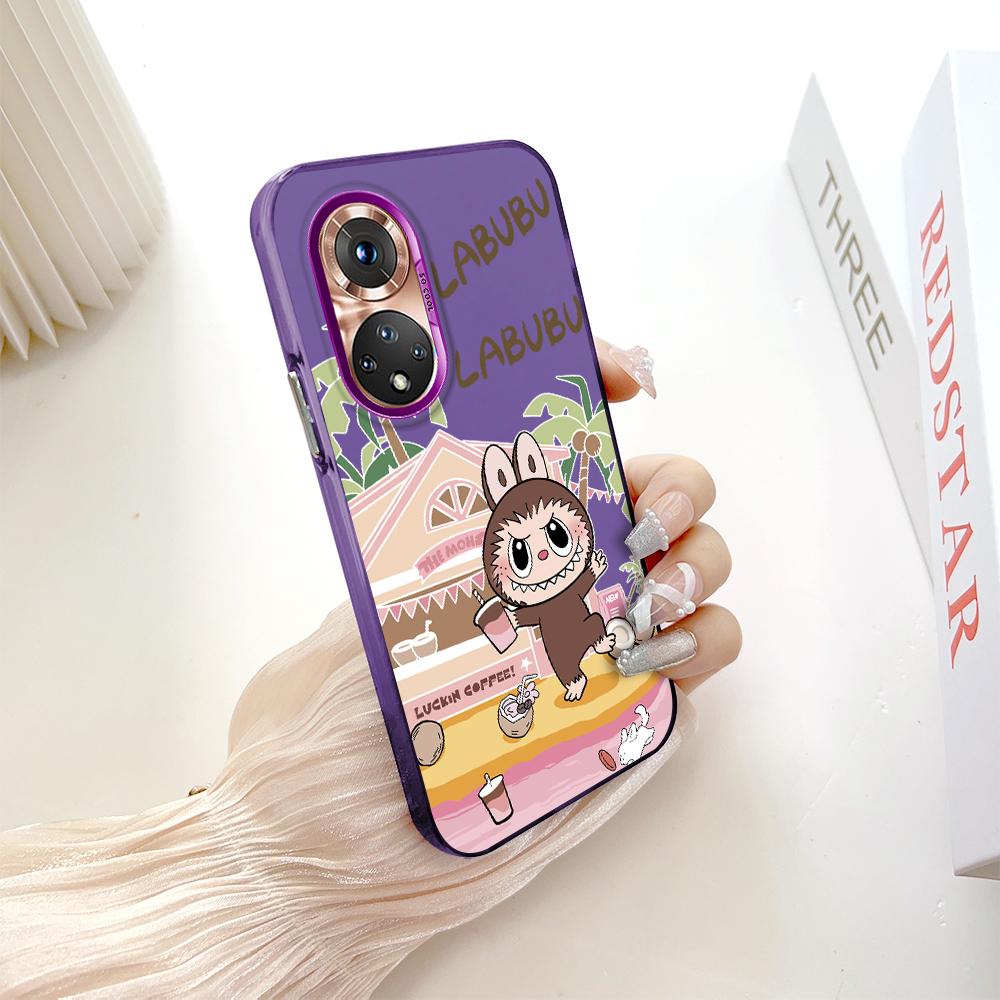 Раскрашенный узор, разноцветный, серебристый, двусторонний твердый корпус, противоударный противоударный чехол для телефона для Huawei Honor Infinix Tecno iPhone