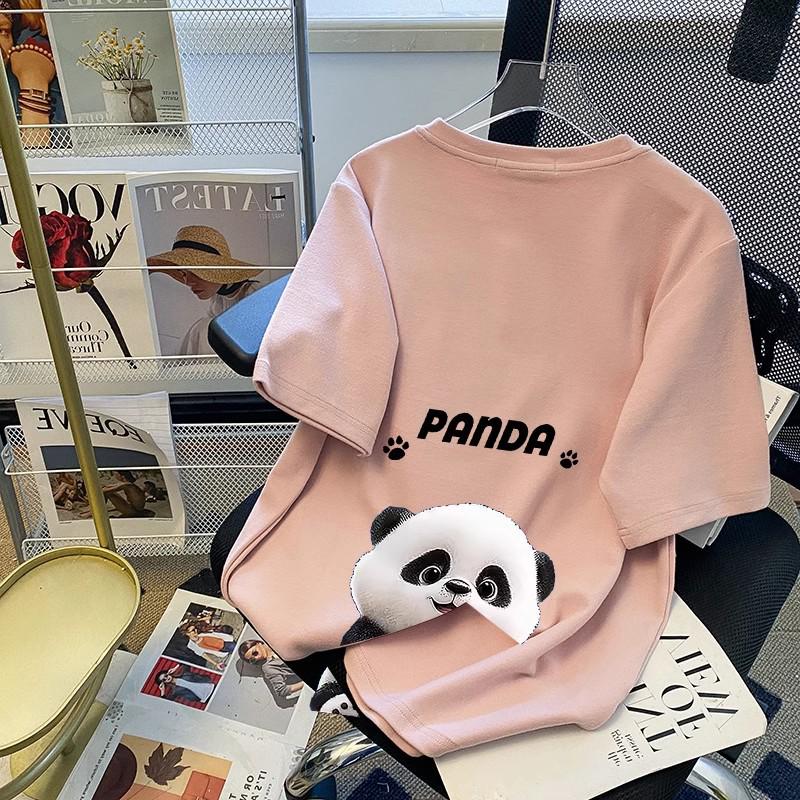 Женская футболка свободного кроя с круглым вырезом весна/лето 2024 г., белая, с коротким рукавом, универсальная, средней длины, модный топ