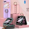 Чехол для Samsung Flip6: Ультратонкий, Ударопрочный, с кольцом-держателем и ремешком на запястье