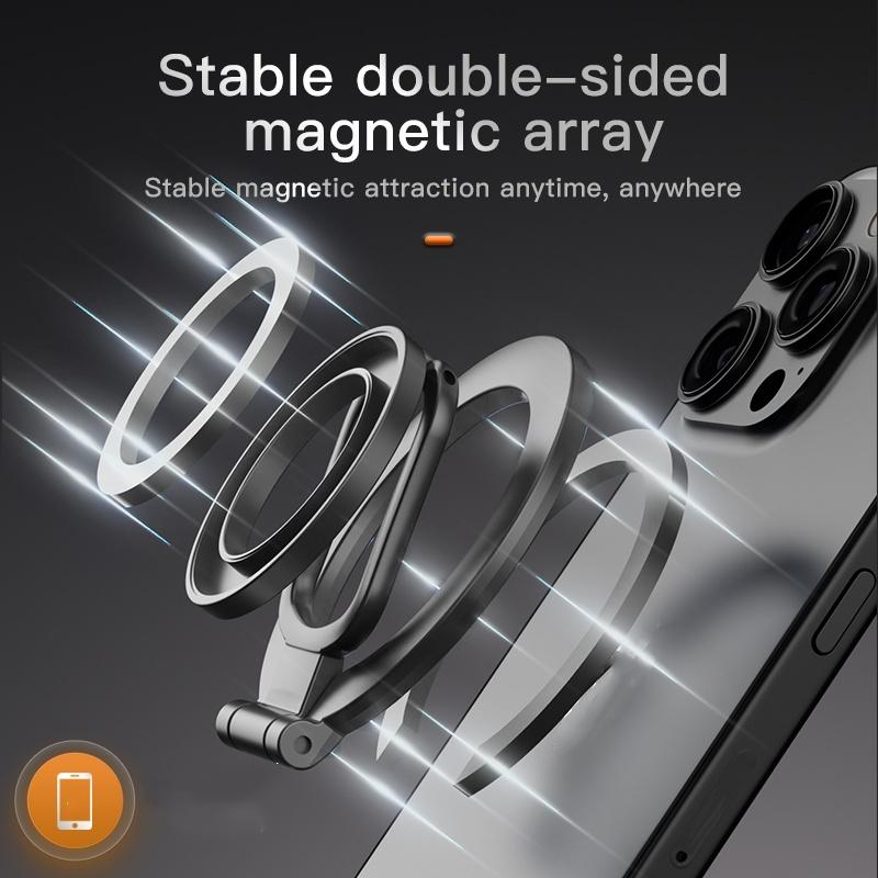 Складной магнитный держатель для телефона для Magsafe, тренажера, универсальный складной автомобильный держатель, магнитная подставка для смартфона
