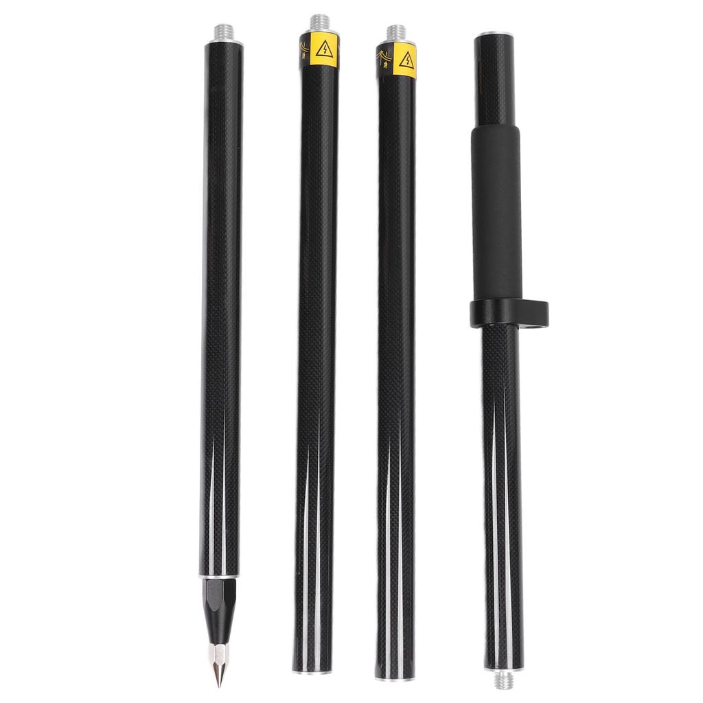 2 метра 4-секционная геодезическая веха RTK GPS из углеродного волокна геодезическая призматическая веха с пузырьковым уровнем 0 мм