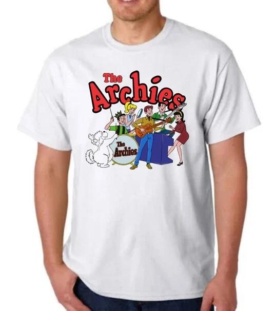 ФУТБОЛКА THE ARCHIES T-T-shirt МУЛЬТФИЛЬМ КОМИКСЫ МУЛЬТФИЛЬМ ЗЛАКОВЫЙ КРУЖКОВЫЙ ПОТРЕБИТЕЛЬ JUGHEAD VERONICA