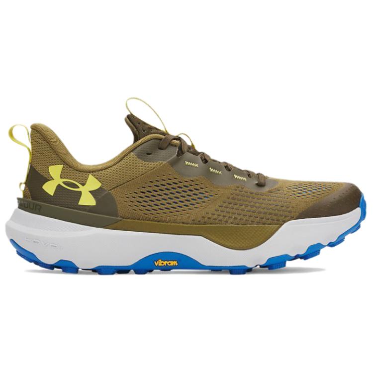 Under Armour Infinite Pro Удобные Универсальные Прочные Низкие Кроссовки для Трейлраннинга Унисекс Кроссовки Зеленый 3027202-320